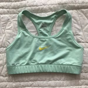 Mint Nike Sports Bra